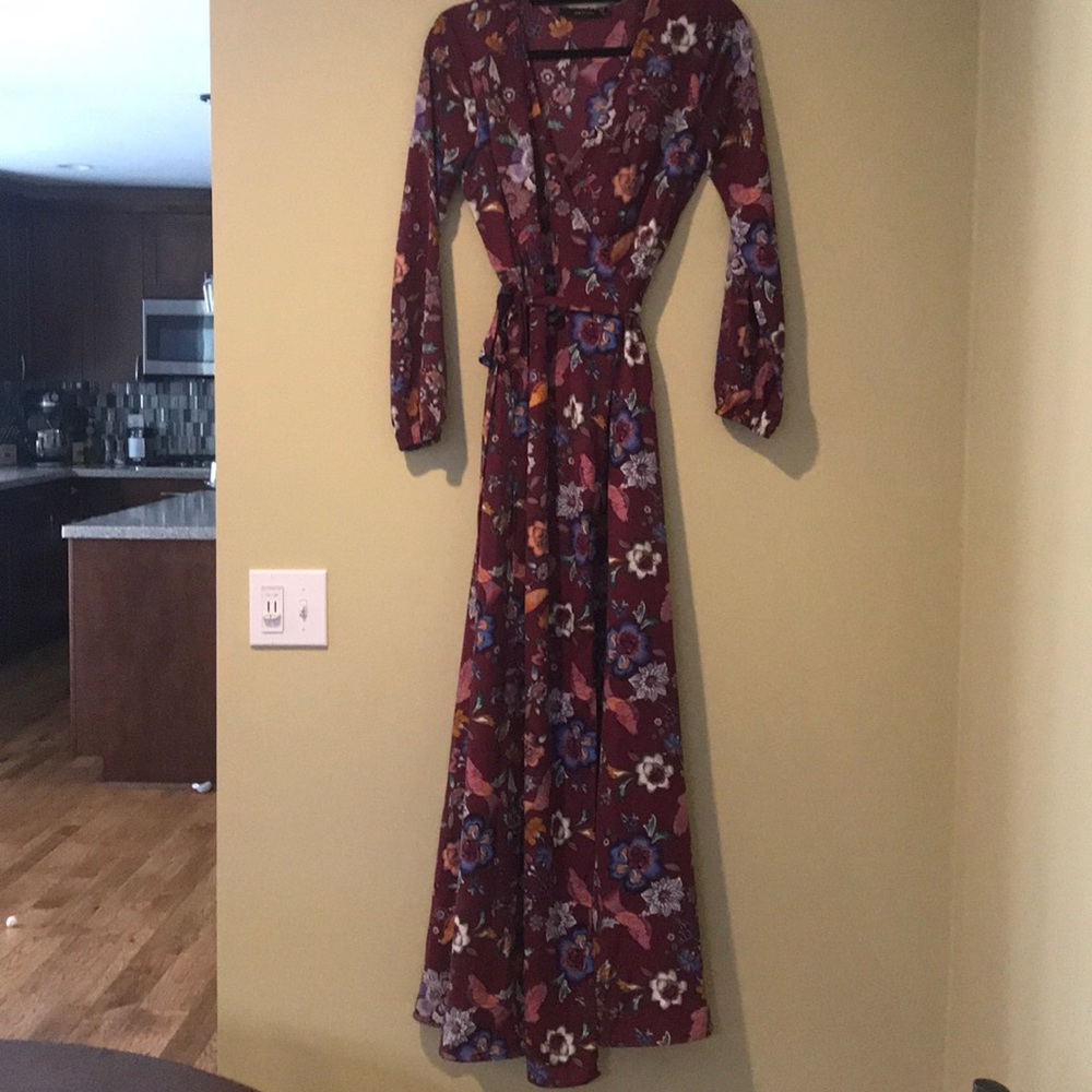 Ark & Co maxi long sleeve dress